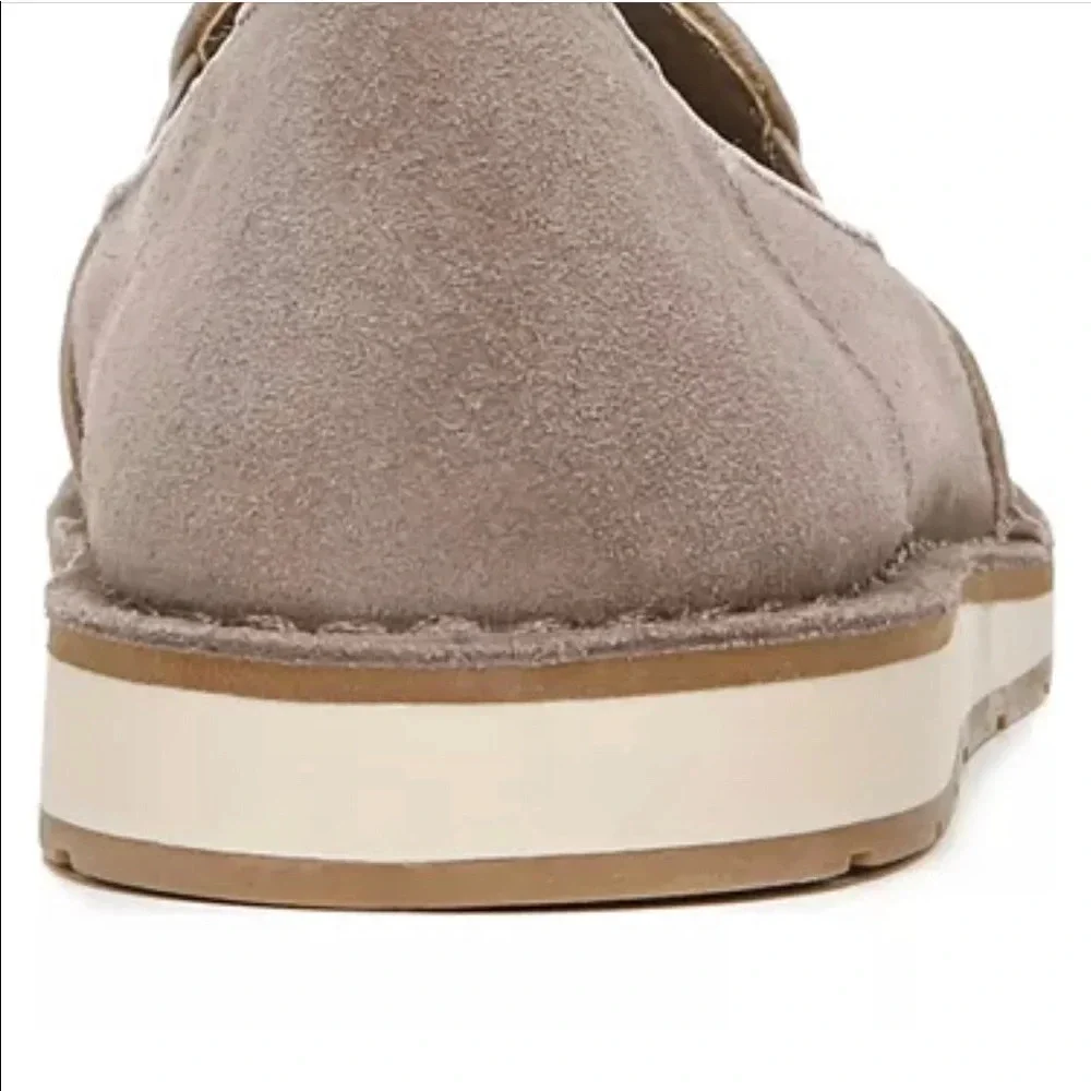 Zodiac Ellie Upper Leather Slip-On Taupgry Loafers Shoes